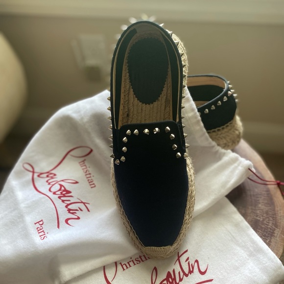 Christian Louboutin Shoes - Louboutin Espaboat Espadrilles - Blue